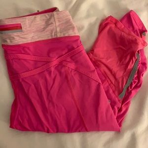Lululemon Pink Capri Leggings